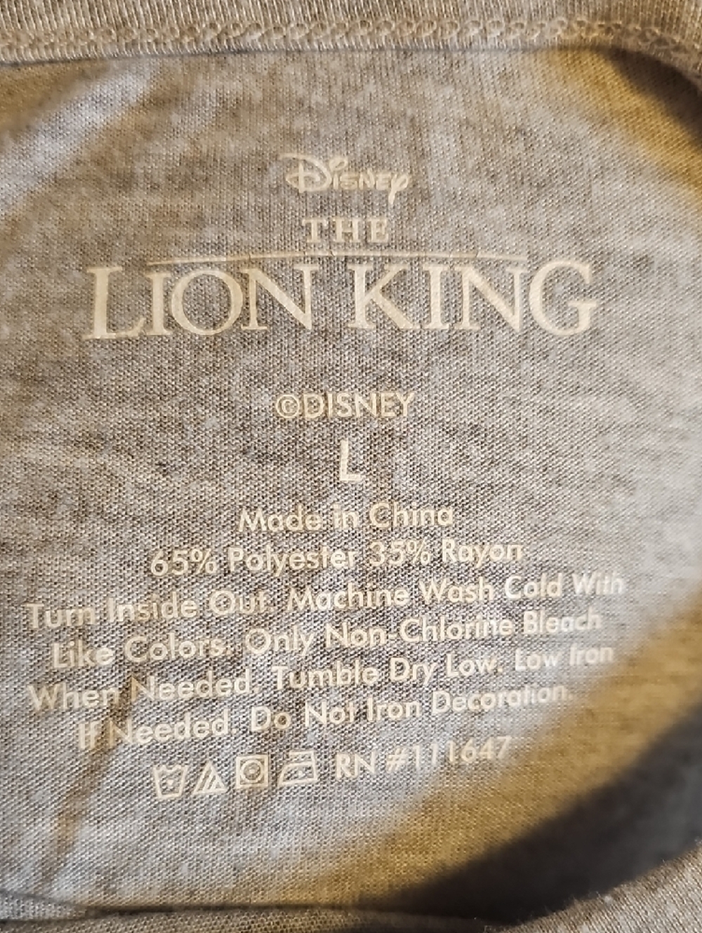 Womens Gray Lion King One-Piece Tank - "Good Times Only" - Picture 2 of 3